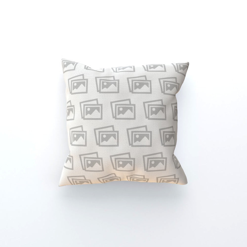 Personalised Pet Photo Cushion – Faux Suede or Linen blank photo template
