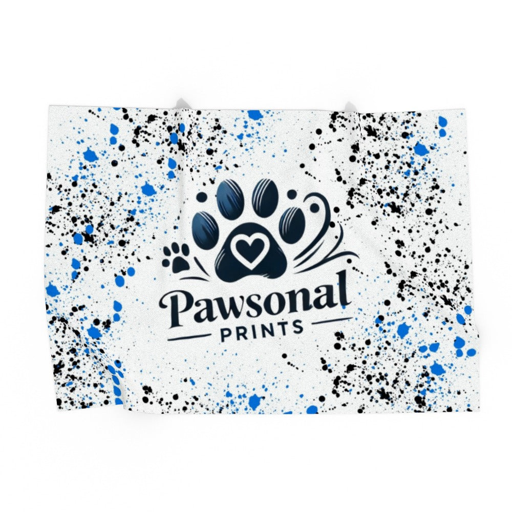 High-quality personalised pet blanket, perfect for dogs or cats, made with soft, durable fabric.