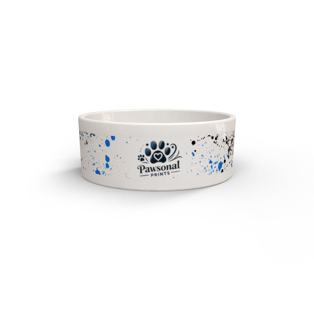 personalised dog bowl with custom logo