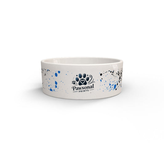 personalised dog bowl with custom logo
