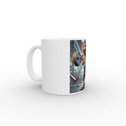 11 oz Mug 'The Gym Rat'