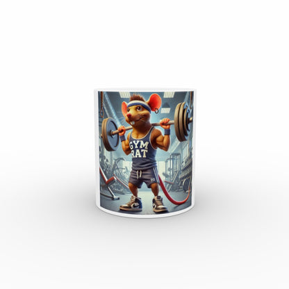 11 oz Mug 'The Gym Rat'